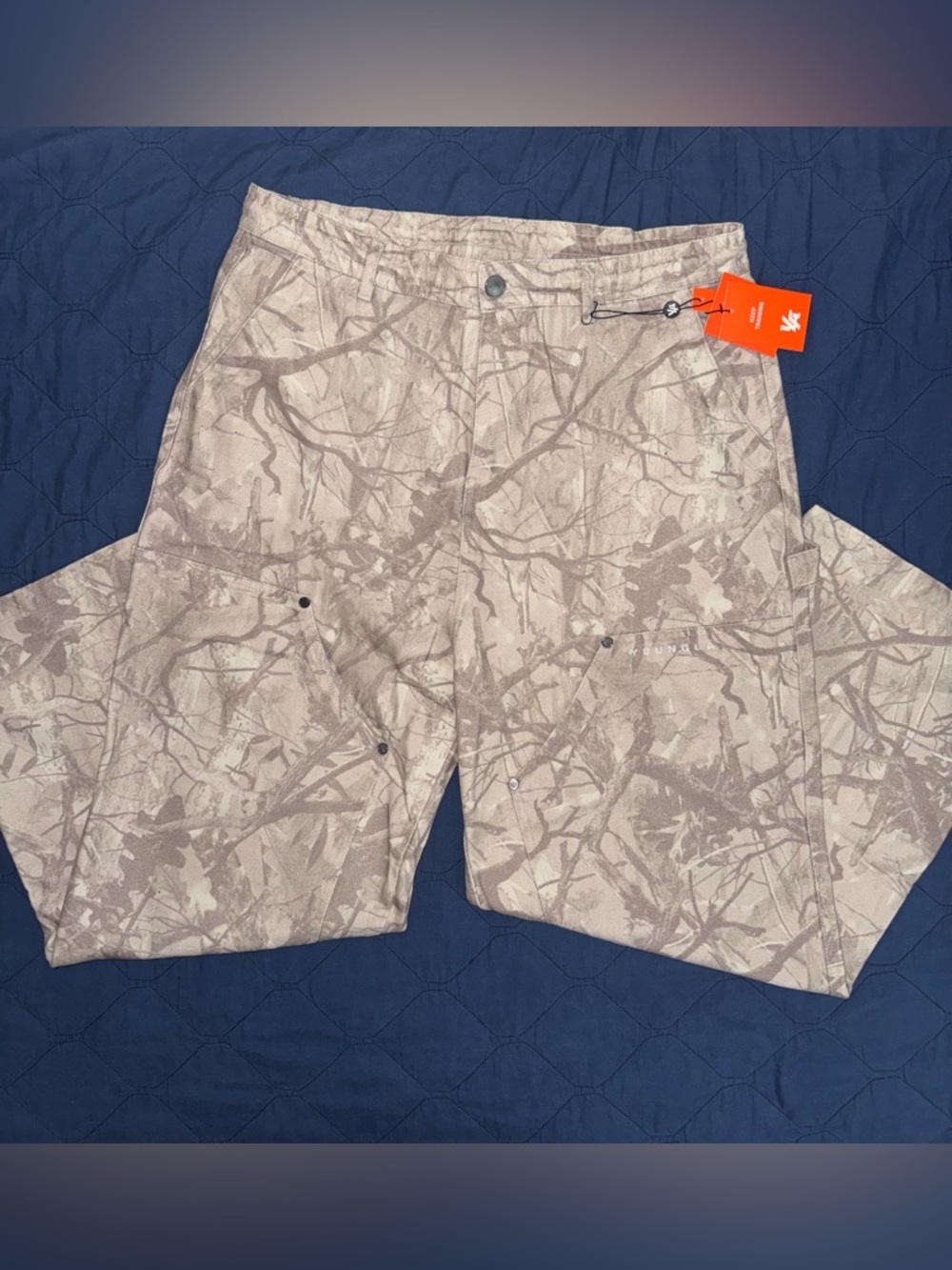 YoungLA Men's Camo Cargo Pants